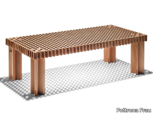 KYOTO - Rectangular solid wood coffee table _ Poltrona Frau