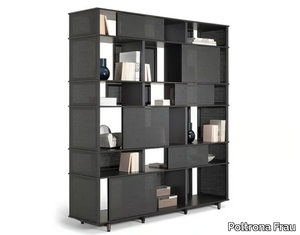 LLOYD TEX - Technical fabric bookcase _ Poltrona Frau