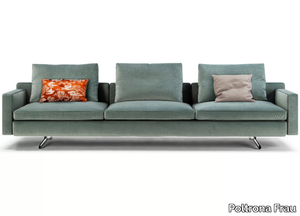 IN THE MOOD - 3 seater fabric sofa with removable cover _ Poltrona Frau