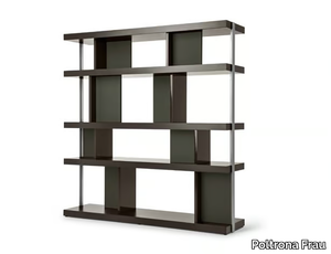 JOBS - Double-sided wooden bookcase _ Poltrona Frau