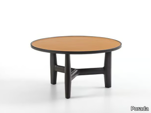 TILLOW - Tanned leather coffee table _ Porada