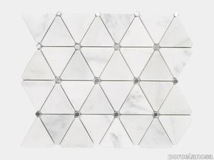 Victorian Diamond Marmara Mirror 13"X11"