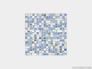 Arabia Mix Blue Silver 12"X12"