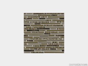Eternity Mini Strip Emperador 12"X12"