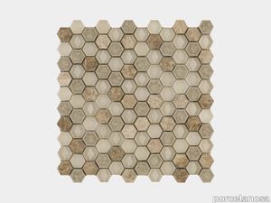 Aura Hexagon Creams 12"X11"