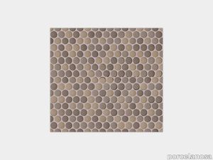 Glaze Dots Greys Matt 12"X11"