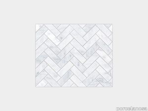 Lines Cambric Carrara Polished 13"X10"