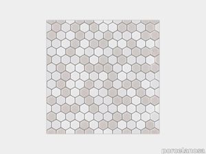 Glaze Hexagon Beiges Matt 12"X12"