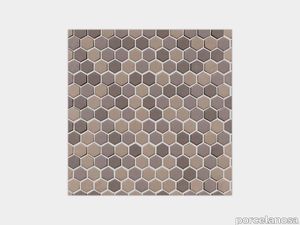 Glaze Hexagon Greys Matt 12"X12"