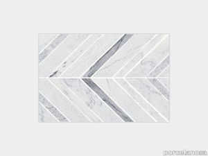 World Amsterdam Chevron White 11"X7"
