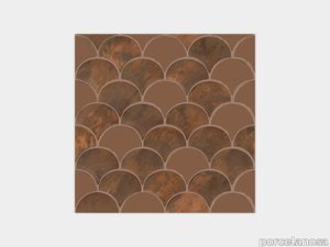 Drop Copper Brushed 12"X12"