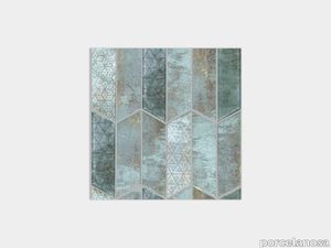 Rhomboid Verdigris 12"X12"