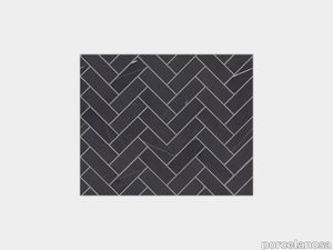 Lines Cambric Negro Marquina Classico 13"X10"