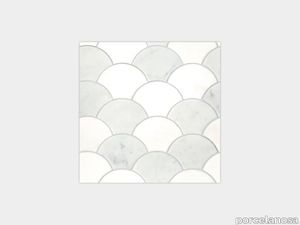 Essential Scale Carrara Thassos 12"X12"
