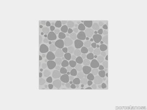 Glaze Pebbles Greys 12"X12"