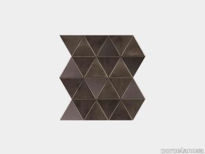 Metal Acero Anthracite Triangles 12"X10"