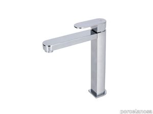 Basin Mixer Hotels Washbasin High Spout Silver Chrome
