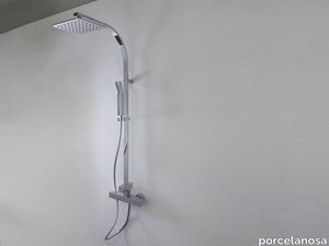 Tina Hes shower Column Thermostatic Silver