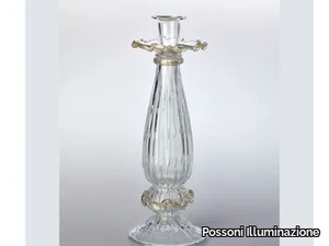 CHARLOTTE 4795/C - Glass candle holder _ Possoni Illuminazione