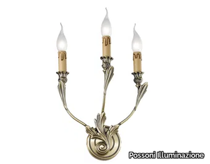 SOLANGE 337/A3 - Antique Brass wall light _ Possoni Illuminazione