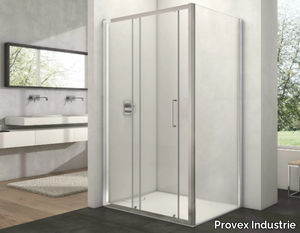 ARCO AN + WD-1 - Glass shower cabin with sliding door _ Provex Industrie