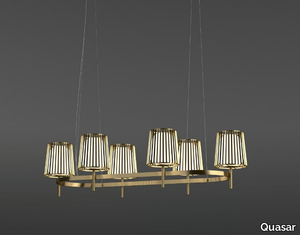 JULIA OVAL - LED metal pendant lamp _ Quasar