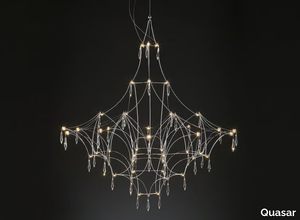 MIRA - Nickel pendant lamp with Swarovski® Crystals _ Quasar