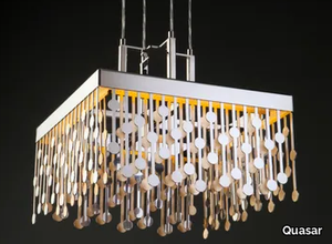 MELODY - Stainless steel pendant lamp _ Quasar