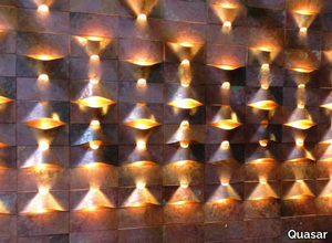 LUM PANEL - Copper wall lamp / 3D Wall Cladding _ Quasar