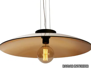 ZENITH - Handmade Thermoformed glass pendant lamp _ RADAR INTERIOR