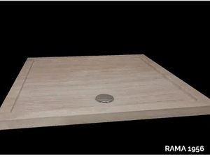 QUARZO - Square natural stone shower tray _ RAMA 1956