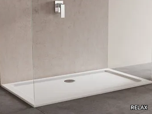 EASY - Rectangular acrylic shower tray _ RELAX