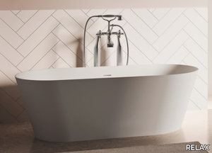 LILIUM - Freestanding Solid Surface bathtub _ RELAX