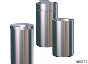 NOX MAGNUM - Stainless steel waste paper bin _ REXITE