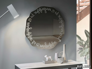 MAGNIFIQUE - Round wall-mounted mirror _ RIFLESSI