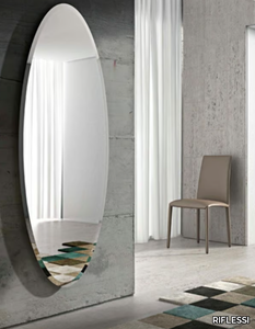 IONICO - Oval wall-mounted mirror _ RIFLESSI