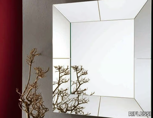 CUBE - Framed wall-mounted mirror _ RIFLESSI