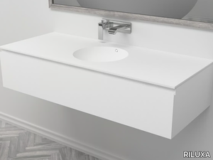 PURITY - Single wall-mounted vanity unit with drawers _ RILUXA