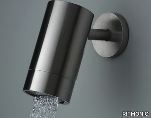 DIAMETRO35 WELLNESS - Adjustable stainless steel overhead shower with arm _ RITMONIO