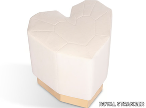 QUEEN HEART - Velvet pouf / stool _ ROYAL STRANGER