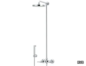 DYNAMIC - Wall-mounted shower panel with hand shower _ RVB