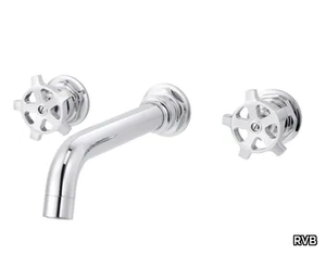 FLAMANT FACTORY - 3 hole wall-mounted washbasin mixer without waste _ RVB