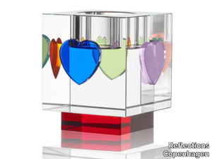 LEA HEART - Crystal candle holder _ Reflections Copenhagen