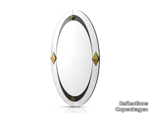 DARLING - Wall-mounted oval crystal mirror _ Reflections Copenhagen