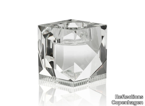 OPHELIA CLEAR - Crystal candle holder _ Reflections Copenhagen