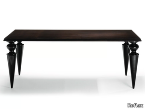 GRAN CANAL - Rectangular wooden dining table _ Reflex