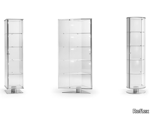 ONIS - Glass display cabinet with integrated lighting _ Reflex