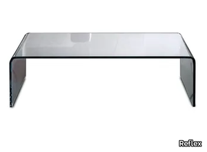 4008 - Rectangular glass coffee table _ Reflex