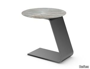 OH - Round Marble glass coffee table _ Reflex