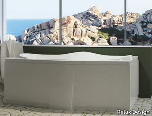 SARDEGNA - Hydromassage rectangular acrylic bathtub _ Relax Design